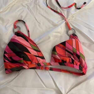 Colorful Geometric Bikini Top